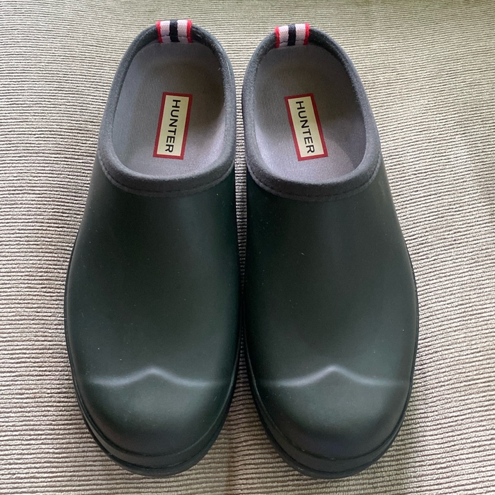 Hunter Play Clog Arctic Moss size 6